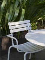 Billede af HOUE Alua Dining Chair H: 82 cm - Aluminum/Muted White 