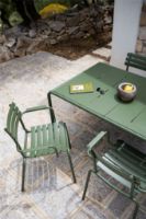 Billede af HOUE Alua Dining Chair H: 82 cm - Aluminum/Olive Green