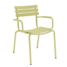 Billede af HOUE Alua Dining Chair H: 82 cm - Aluminum/Lemon Zest