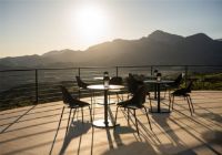 Billede af HOUE Falk Outdoor Dining Chair H: 83 cm - Black Aluminium/Black