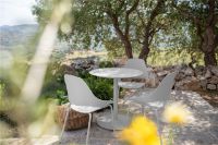 Billede af HOUE Falk Outdoor Dining Chair H: 83 cm - White Aluminium/Muted White