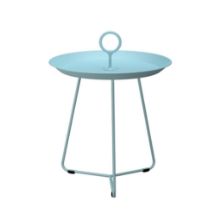 Billede af HOUE Eyelet Tray Table Ø: 45 cm - Aluminium/Ice Blue