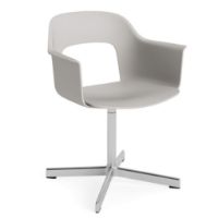 Billede af HAY Layout Armchair 231 H: 79 cm - Polished Aluminium/Sky Grey