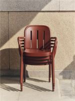 Billede af HAY Deville Armchair H: 80 cm - Iron Red