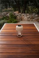 Billede af HOUE Light No. 1 Outdoor Portable Light H: 21 cm - Aluminium/Beige