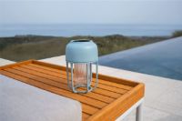 Billede af HOUE Light No. 1 Outdoor Portable Light H: 21 cm - Aluminium/Ice Blue