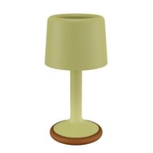 Billede af HOUE Luu Portable Lamp H: 29,5 cm - Aluminium/Lemon Zest