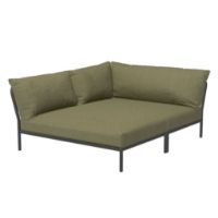 Billede af HOUE Level 2 Cozy Corner Left B: 173,5 cm - Dark Grey/Leaf