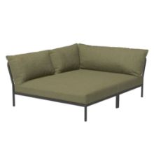 Billede af HOUE Level 2 Cozy Corner Left B: 173,5 cm - Dark Grey/Leaf