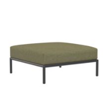 Billede af HOUE Level 2 Ottoman 81x81 cm - Dark Grey/Leaf