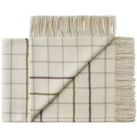 Billede af Silkeborg Uldspinderi Quito Plaid 130x200 cm - Purple White