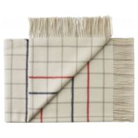 Billede af Silkeborg Uldspinderi Quito Plaid 130x200 cm - White Sailor Red