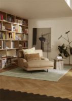 Billede af GUBI Cobra Gulvlampe H: 118 cm - Chrome/Black Semi Matt