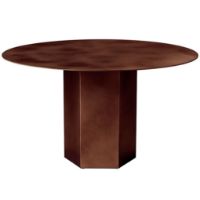 Billede af GUBI Epic Coffee Table Ø: 60 cm - Earthy Red Steel