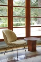 Billede af GUBI Epic Coffee Table Ø: 60 cm - Earthy Red Steel