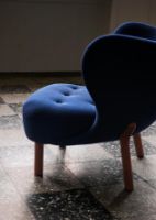 Billede af &Tradition Little Petra VB1 Lounge Chair & ATD1 Pouf - Oiled Oak/Vidar 554