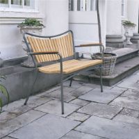 Billede af Mandalay Marguerit Havebænk L: 112 cm - Teak/Olivengrøn