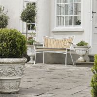 Billede af Mandalay Marguerit Havebænk L: 112 cm - Teak/Hvid