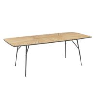 Billede af Mandalay Marguerit Havebord L: 200 cm - Antracit/Teak