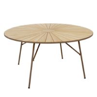 Billede af Mandalay Marguerit Havebord Ø: 140 cm - Teak/Mocca
