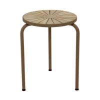 Billede af Mandalay Marguerit Taburet Ø: 32 cm - Teak/Mocca