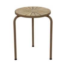 Billede af Mandalay Marguerit Taburet Ø: 32 cm - Teak/Mocca