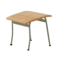 Billede af Mandalay Marguerit Fodskammel H: 40 cm - Teak/Olivengrøn