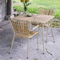 Billede af Mandalay Marguerit Havebord 83x83 cm - Teak/Taupe