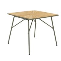 Billede af Mandalay Marguerit Havebord 83x83 cm - Teak/Olivengrøn