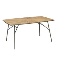 Billede af Mandalay Marguerit Havebord L: 144 cm - Olivengrøn/Teak