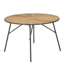 Billede af Mandalay Marguerit Havebord Ø: 110 cm - Teak/Antracit