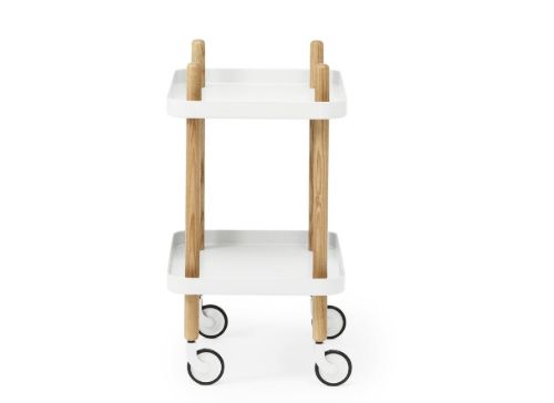 Normann Copenhagen Block Rullebord H: 64 cm - Hvid