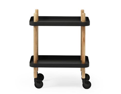 Normann Copenhagen Block Rullebord H: 64 cm - Sort