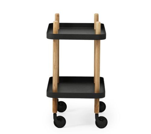 Normann Copenhagen Block Rullebord H: 64 cm - Sort
