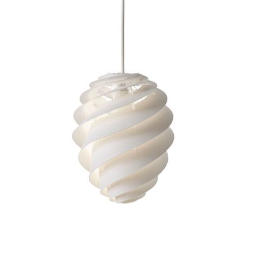 Le Klint 1312S Swirl 2 Pendel Small Ø: 18 cm - Hvid