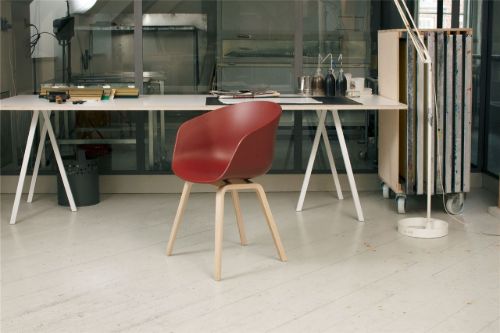 HAY Loop Stand Table 200x92,5 cm - White/White Laminate