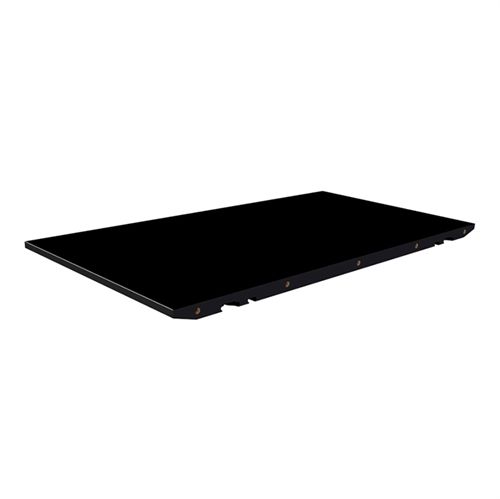 Andersen Furniture T1 tillægsplade 50x95 cm - Strukturmalet sort MDF m. O-beslag