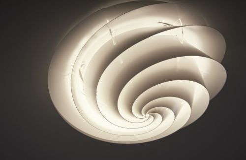 Le Klint 1320M Swirl Loft-/Væglampe Medium Ø: 60cm - Hvid