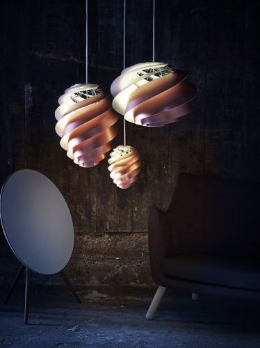 Le Klint 1312L Swirl 2 Pendel Large Ø: 55 cm - Kobber