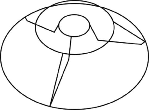 Le Klint Stativ 403 Ø: 18 cm - Hvid