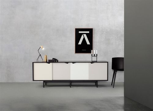 Andersen Furniture S1 skænk L: 200 cm - Sortbejdset Eg