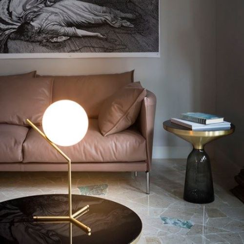 FLOS IC Lights Bordlampe T1 High H: 53 cm - Chrome