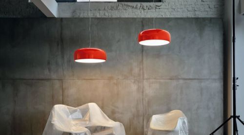 FLOS Smithfield Suspension Pro Pendant w. Push Dimmer Ø: 60 cm - White