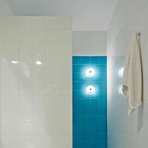 FLOS Button MINI Væg/Loftlampe Glas - Ø: 14 cm