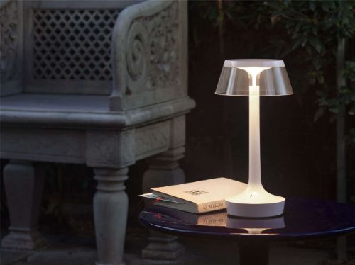 FLOS Bon Jour Unplugged H: 27 cm - Almost White