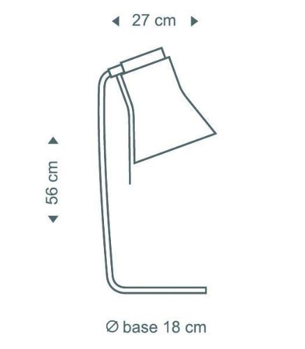 Secto Design Petite 4620 Bordlampe H: 56 cm - Birk
