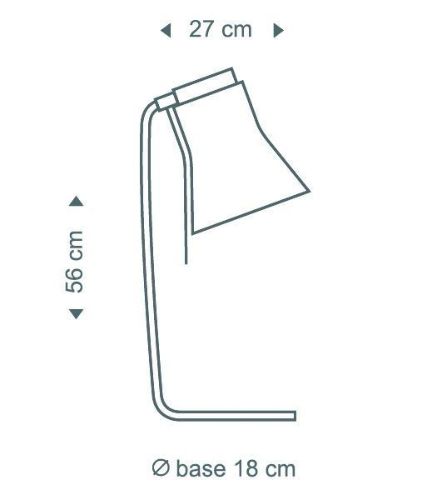Secto Design Petite 4620 Bordlampe H: 56 cm - Hvid