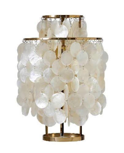 Verpan Fun 2TM Bordlampe H: 43cm - Brass