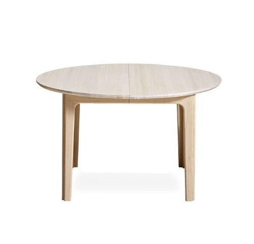 Skovby SM112 Spisebord Ø: 130 cm - Hvidolieret Eg