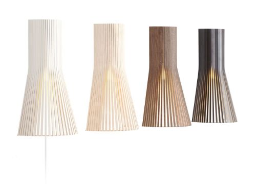 Secto Design 4231 Small Væglampe H: 45 cm - Valnød